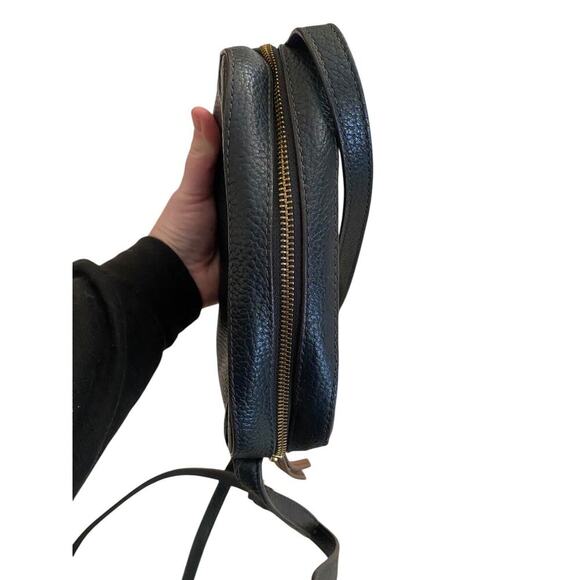 Fossil Leather Gemma Crossbody Shoulder Pebbled Black Leather Purse Barely Used - Picture 10 of 13